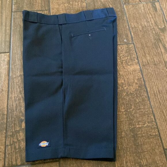 Dickies Blue Flat Front Work Shorts Men’s Size W30 New No Tag - Picture 2 of 7